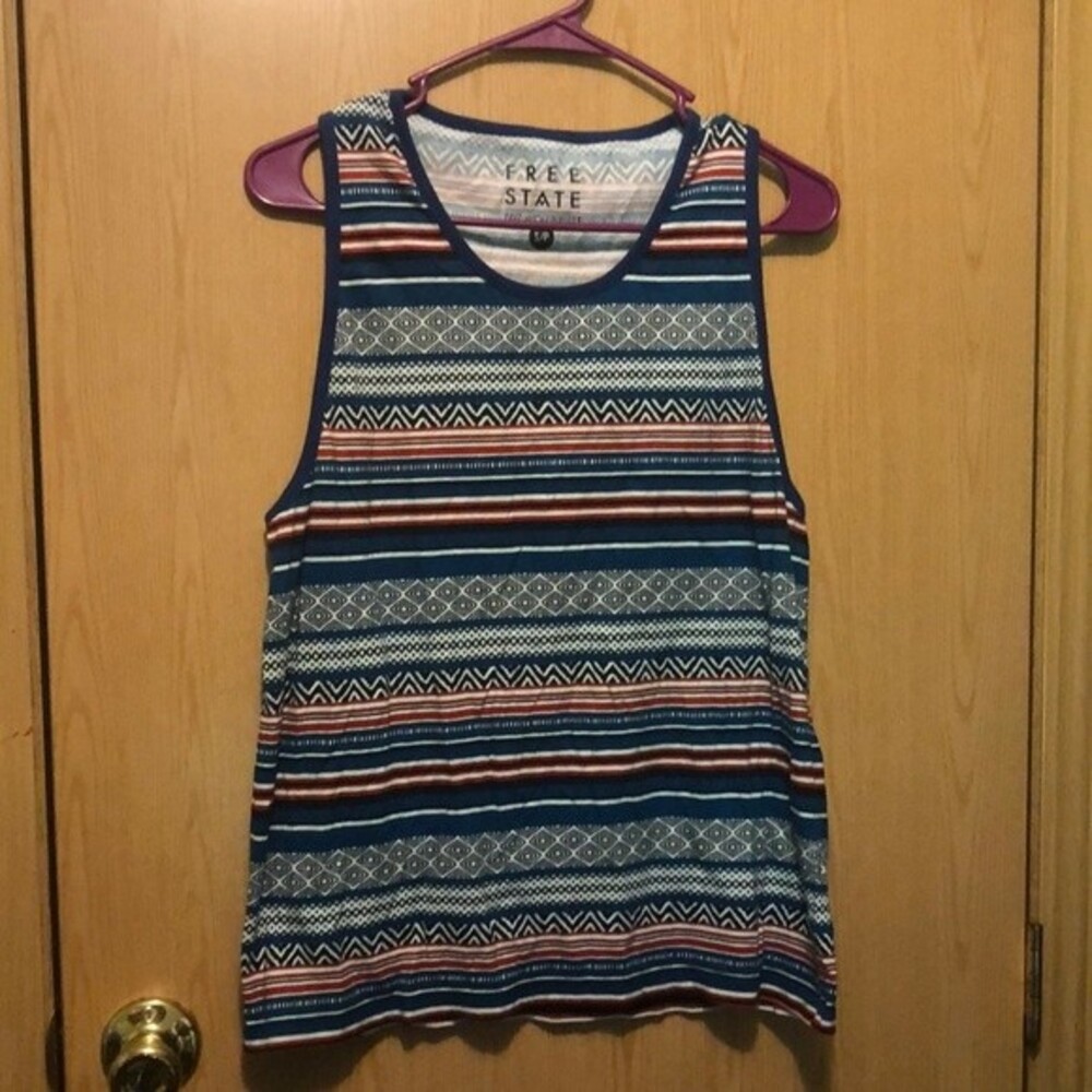 Free state size small mens tank top